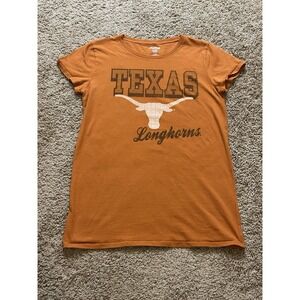 Girls NCAA Texas Longhorns Short Sleeve Graphic Shirt - XL